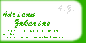 adrienn zakarias business card